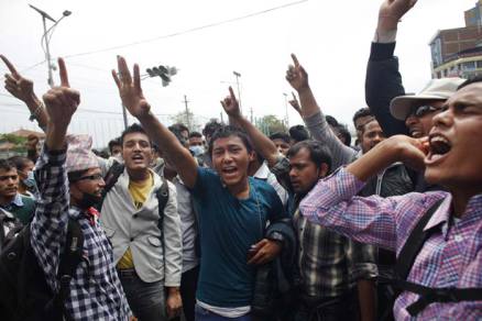 Nepalese Protesters