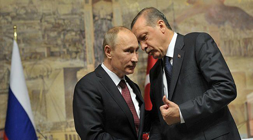 Turkish President Recep Tayyip Erdogan and Russian President Vladimir Putin 