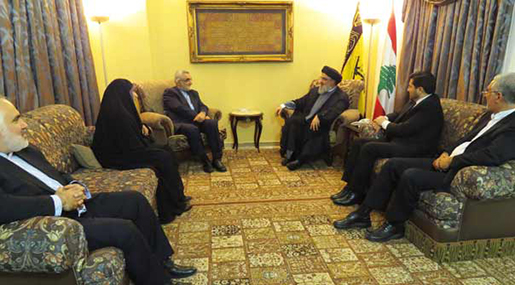 Hizbullah Secretary General His Eminence Sayyed Hassan Nasrallah receives Alaeddin Boroujerdi and Iranian delegation