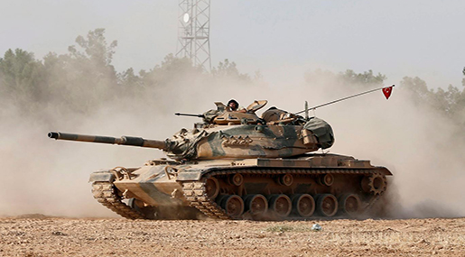 Turkish tank in Syria 