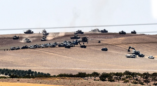Turkish tanks enter Syrian soil 