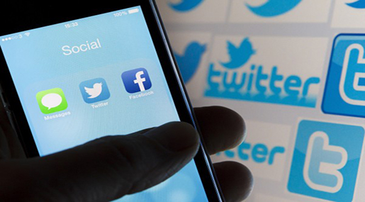 Facebook and Twitter