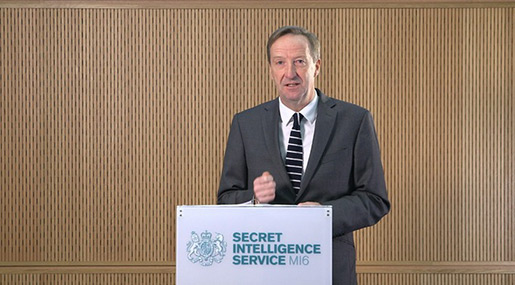 UK's MI6 Head Alex Younger