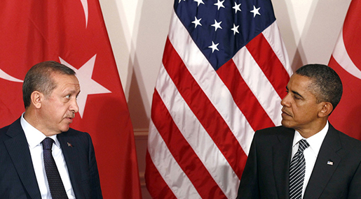 US President Barack Obama and Turkish President Recep Tayyip Erdogan