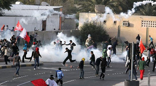 Brutal Regime Forces Attack Bahraini Protesters
