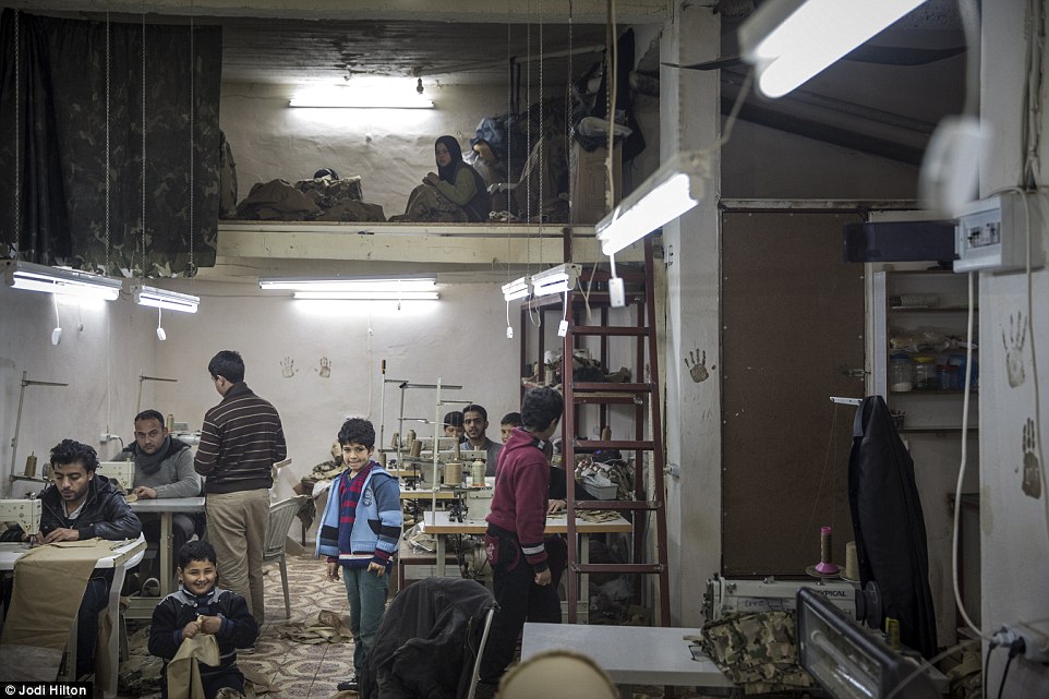Syrian 'Child Slaves' in Turkey Making Uniforms for Daesh