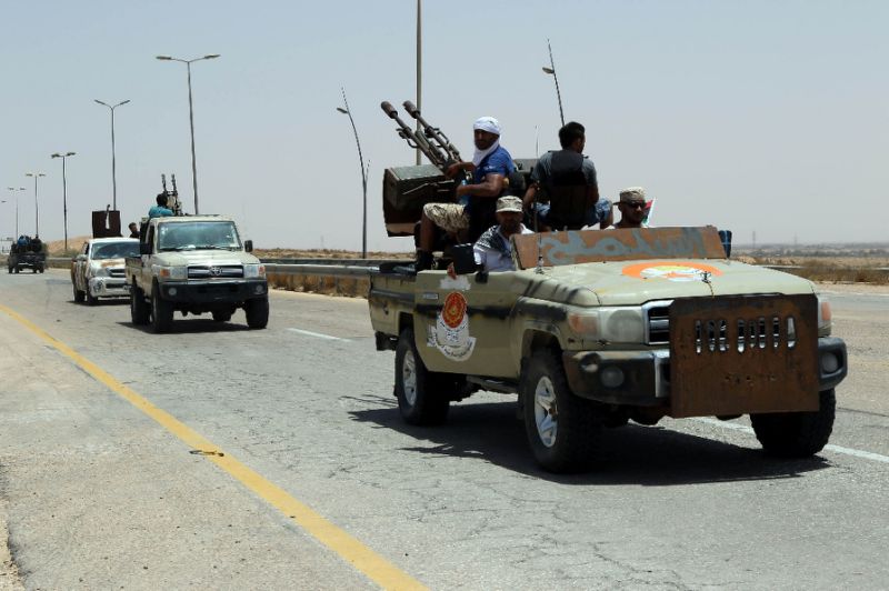 Libyan Forces in Sirte 