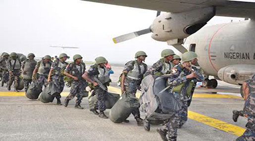 Nigerian Air Force officers