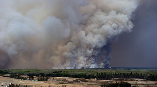 Fort McMurray in Canada 