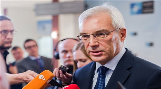 Russia's Ambassador to NATO Alexander Grushko 