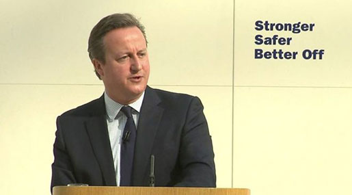UK PM David Cameron 