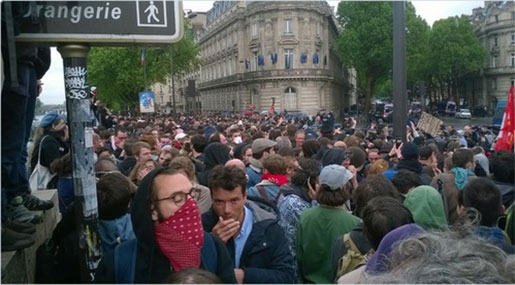 French protesters 