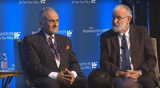 Former Saudi intelligence chief Prince Turki bin Faisal and retired "Israeli" Major General Yaakov Amidror