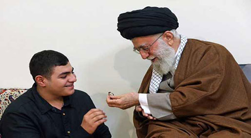 Imam Khamenei Receives Family of Leader Martyr Mustafa Badreddine
