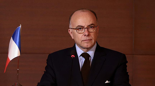 French interior minister Bernard Cazeneuve 