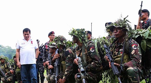 Philippine president Rodrigo Duterte 