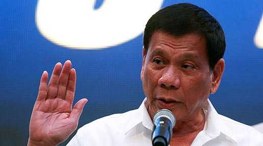 Philippine President Rodrigo Duterte 