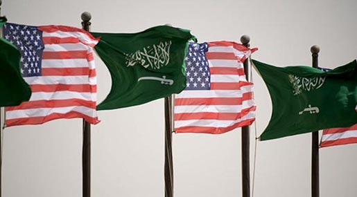 Saud-US flags