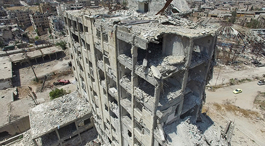 Destruction in Syria's Aleppo