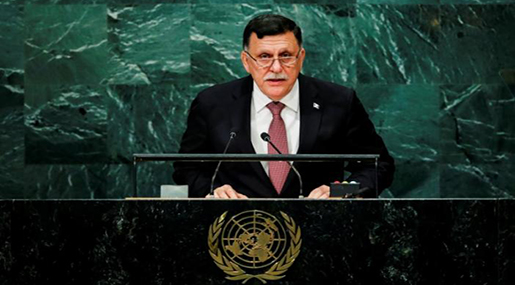 Libyan PM Fayez Seraj 