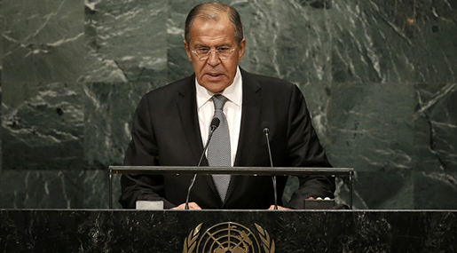 Russian FM Sergei Lavrov 