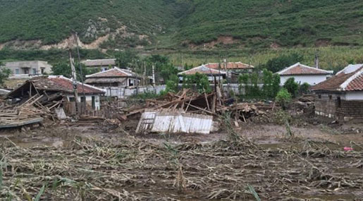North Korea Floods Displace Tens of Thousands North Korea Floods Displace Tens of Thousands
