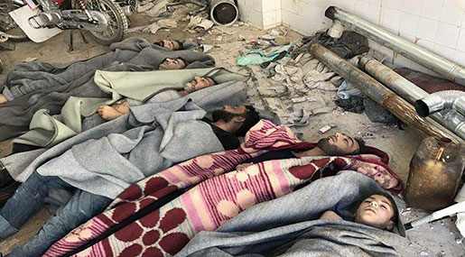 The Lie About the Chemical Attack - The Deceptive Bombardment Practiced by Terrorists and Their Sponsors 