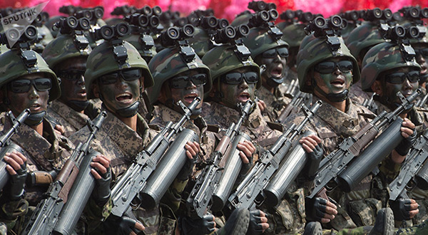 North Korean soldiers