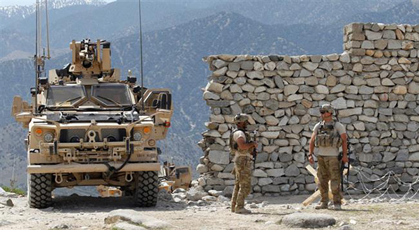 US troops in Afghanistan