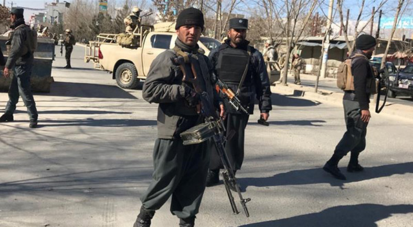 Afghan troops