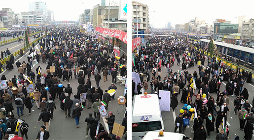Iranians Commemorate Revolution's 38th Anniversary [Photos]