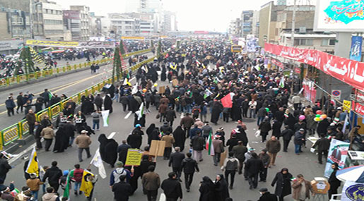 Iranians Commemorate Revolution's 38th Anniversary [Photos]