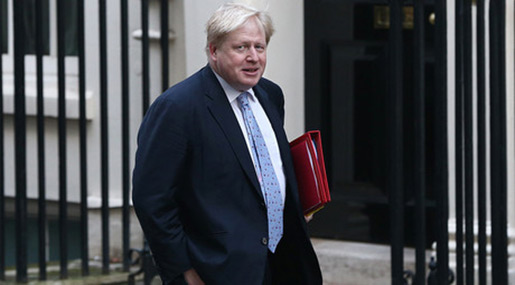 UK Foreign Secretary Boris Johnson 