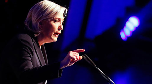 Le Pen: In France, We Respect Election Results