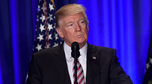 US President Donald Trump 
