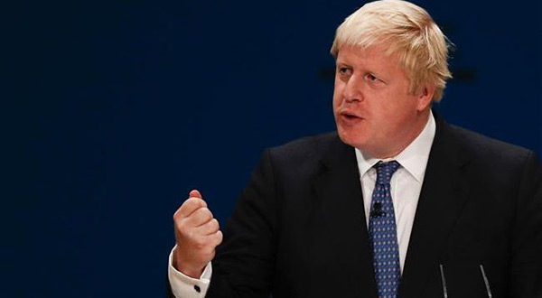 UK FM Boris Johnson 