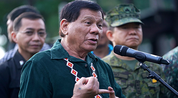 Philippine President Rodrigo Duterte 