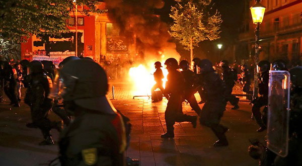 G20: Dozens Injured As Protesters Clash with Hamburg Police ‘Like Never Before'