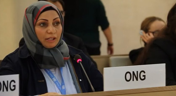 Human Rights activist Ebtisab al-Saegh