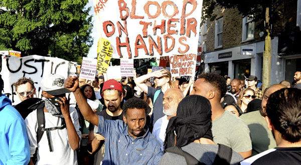 Grenfell Tower Fire: Demonstrators Demand Justice for Victims Grenfell Tower Fire: Demonstrators Demand Justice for Victims
