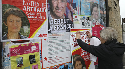 French Election: 43% Undecided on Candidate to Vote for French Election: 43% Undecided on Candidate to Vote for