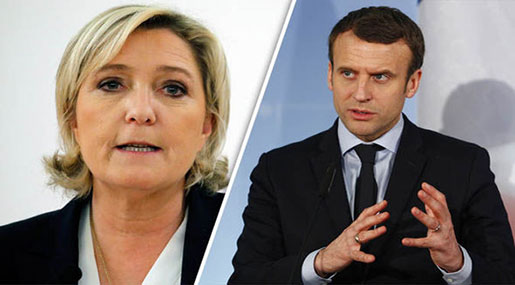 French Elections: Macron Gains 1-Pt Lead over Le Pen in 1st Round French Elections: Macron Gains 1-Pt Lead over Le Pen in 1st Round