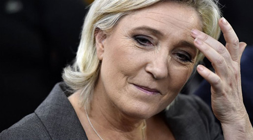 French presidential candidate Marine Le Pen