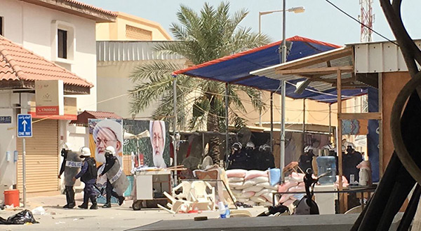 Bahraini Forces Storm Diraz, First Martyr Falls