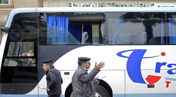 Coptic Christians bus attacked 
