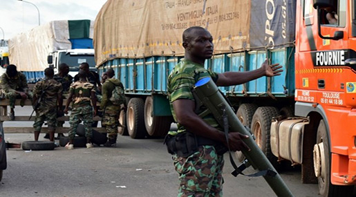 African soldiers