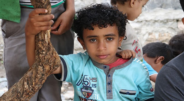 Yemeni child, Ahmed Abdu