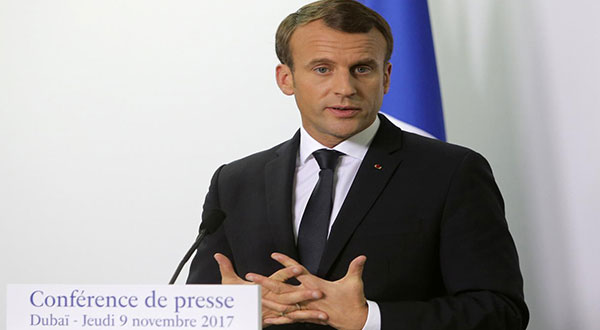 Macron: France Disagrees with Saudi Stance on Iran
