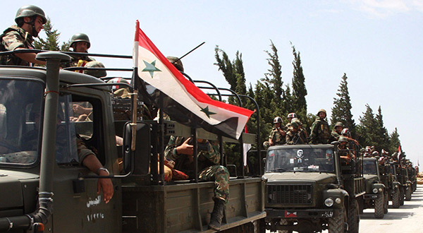 Syrian Army troops