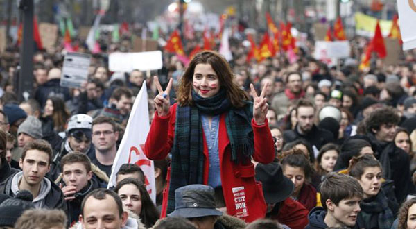 France: Unions Protest against Labor Reforms France: Unions and Youth Protest against Labor Reforms